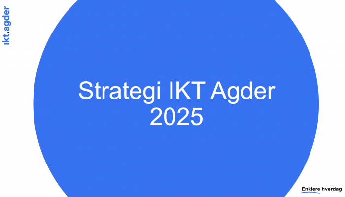 Illustrasjonsbilde Strategi IKT Agder 2025